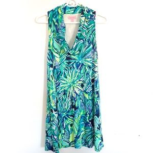 Lilly Pulitzer silk cowl neck dress
